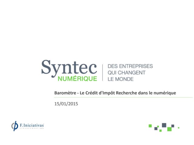 Barometre cir syntec numerique 2015
