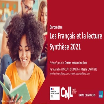 Baromètre les Francais et la lecture | PDF