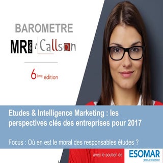 Etudes et intelligence Marketing : ...