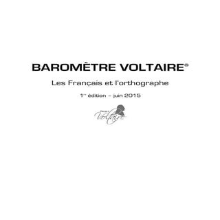 Projet Voltaire orthographe