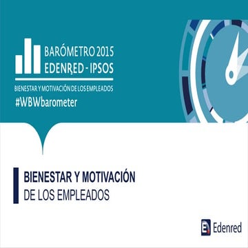 Barometro 2015 bienestar y motivación de los empleados.