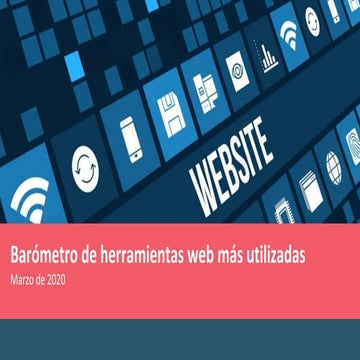 Herramientas web más utilizadas 2020