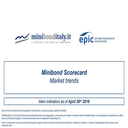 Mini bond: MinibondItaly - Newsletter 21 Maggio 2015 | PDF