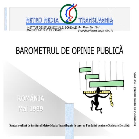 Barometrul de opinie publica 1999