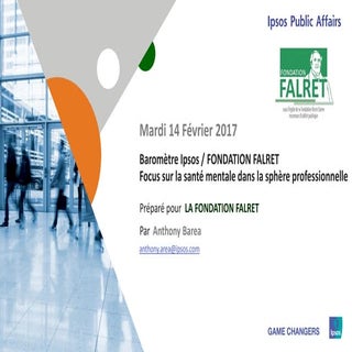 La santé mentale dans la sphère pro...