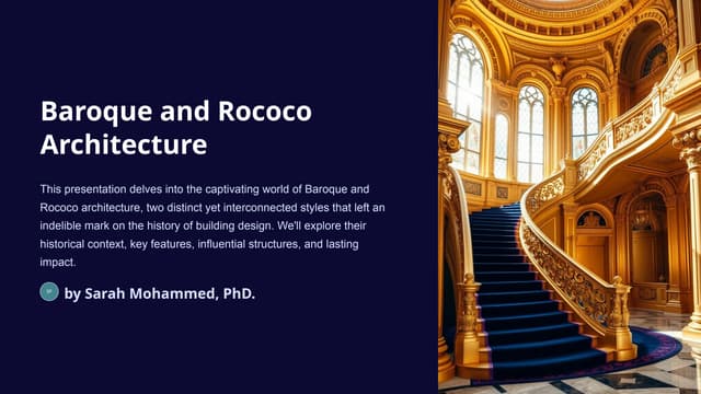 Rococo art and architecture | PPTX
