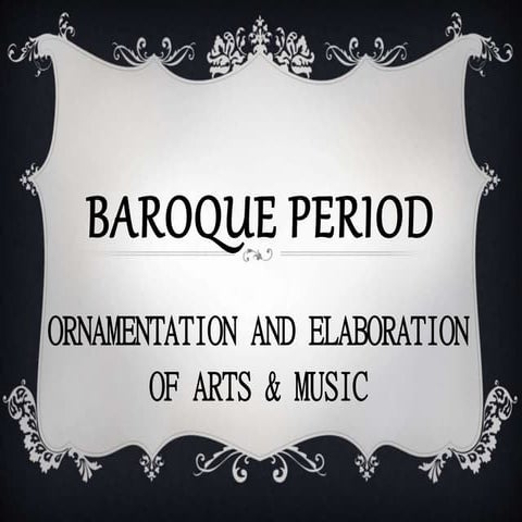 Baroque period
