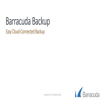 Barracuda Backup presentatie van 26/11/15 bij SLBdiensten 