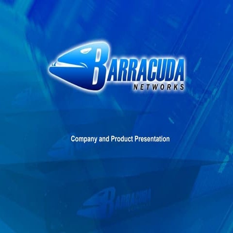 Barracuda company and product presentation