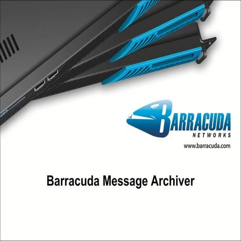 Barracuda Message Archiver presentatie bij ActiveView