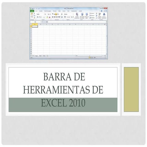 Barra de herramientas de excel 2010