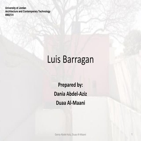 Architect: Luis Barragan