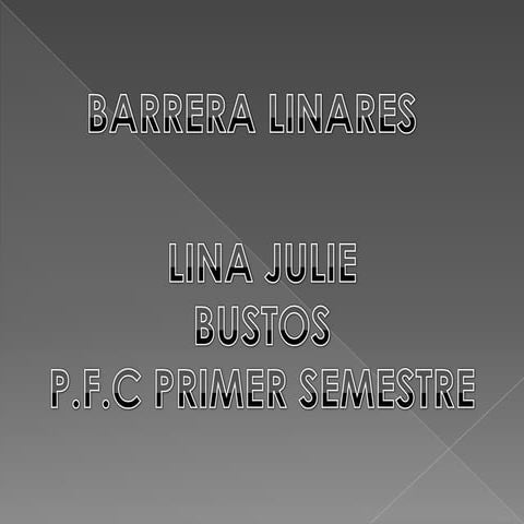 Barrera linares