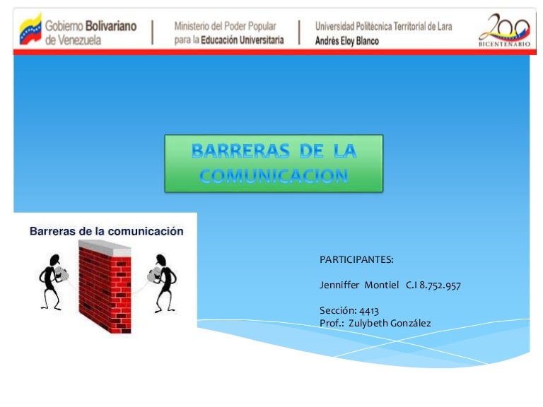 Barreras de la comunicacion en las organizaciones