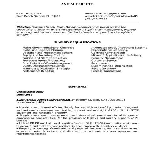Steven Harvey 2016 Resume | DOCX