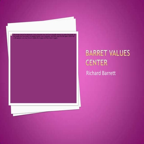 Barret Values Summary