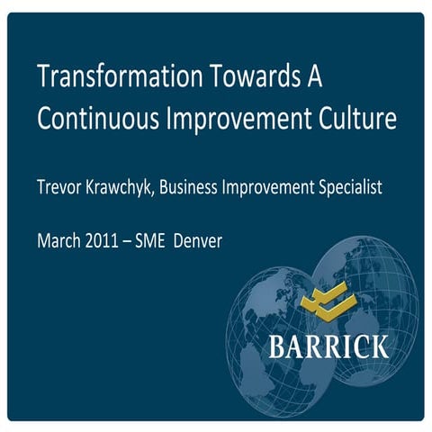 Barrick SME (Mar  2011)