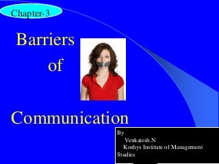 Barriers of Communication