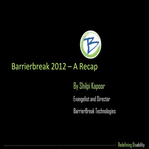 Barrierbreak 2012 - A Recap