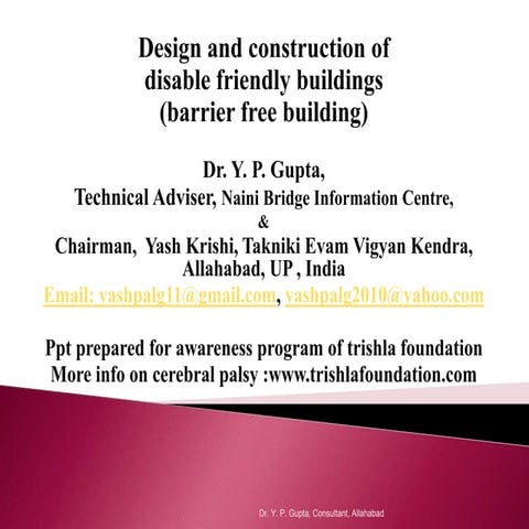 Barrier free architectural design 