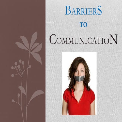Barriers to-Communication