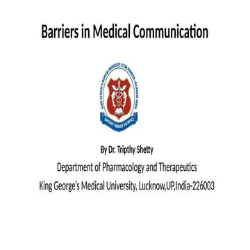 The Barriers in Medical Communication.pptx