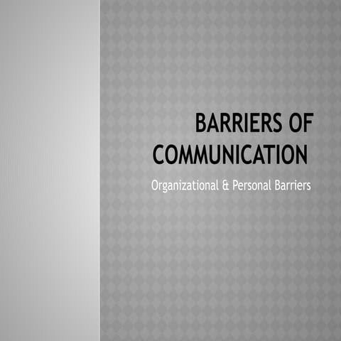 Barriers of Communication Class XII.pptx
