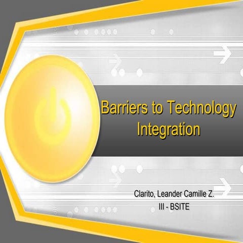 Barriers to Technology Integration _ CLARITO