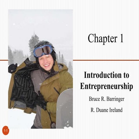 Introduction to Entrepreneurship by Barringer