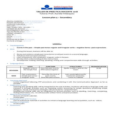 Barrionuevo   secondary - lesson plan 4 bis - passed