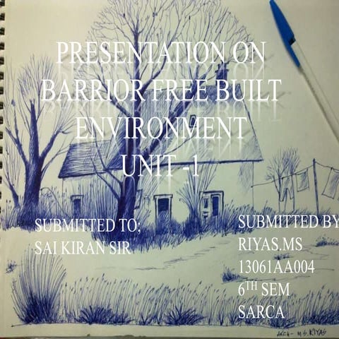Barrior free built environment | PPTX