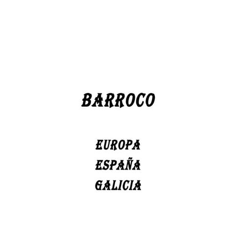 Barroco