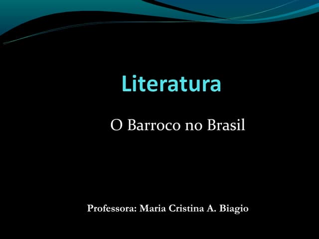 Barroco   aula de literatura