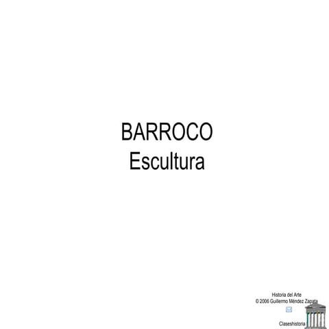 Barroco escultura