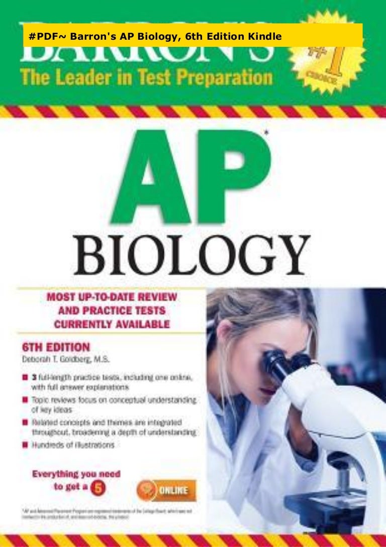 PDF Barron's AP Biology, 6th Edition Kindle