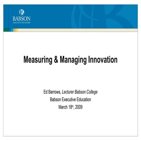 Barrows Measures 03.18.09