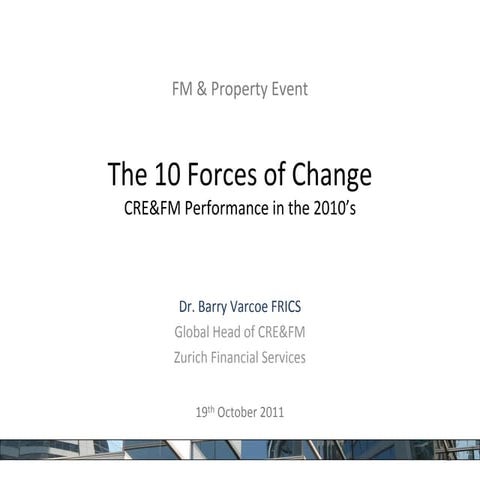 FM&amp;P 2011 - Zurich