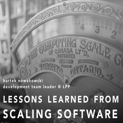 4Developers 2015: Wnioski wyciągnięte z powiększania zespołu - Bartek Nowa...