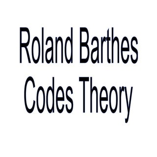 Barthes codes theory