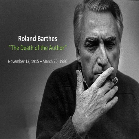 The Death of the Author