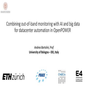 Combining out - of - band monitoring with AI and big data  for datacenter aut...