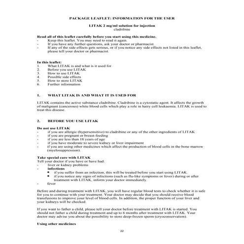 Barts ms clinical guidance for subcutaneous cladribine