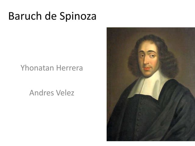 Baruch de espinoza