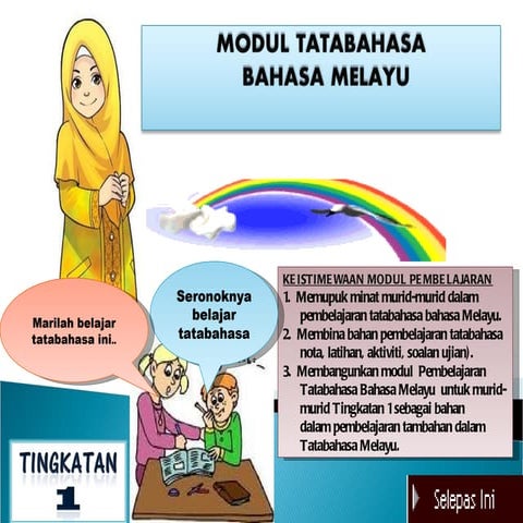 PENGENALAN TATABAHASA