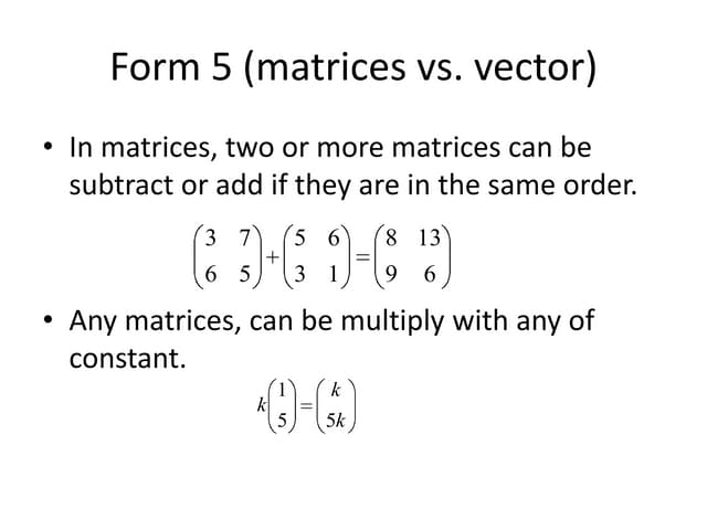 Baru matrices