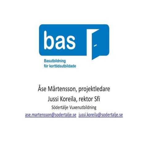 Åse Mårtensson, vuxkonferens