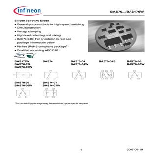Silicon Schottky Diode | Infineon T...