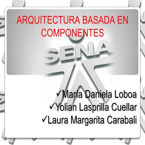 Arquitectura Basada En Componentes