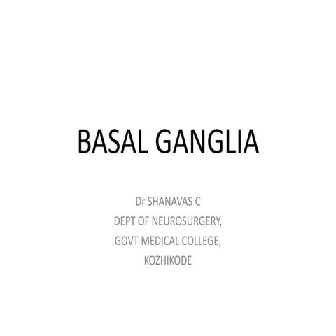 BASAL GANGLIA