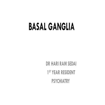 Basal Ganglia 
